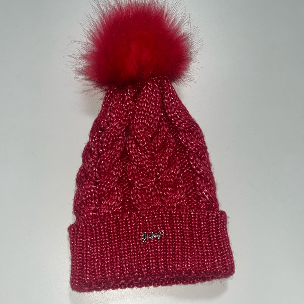 Hot Pink Juicy Couture Stocking Hat